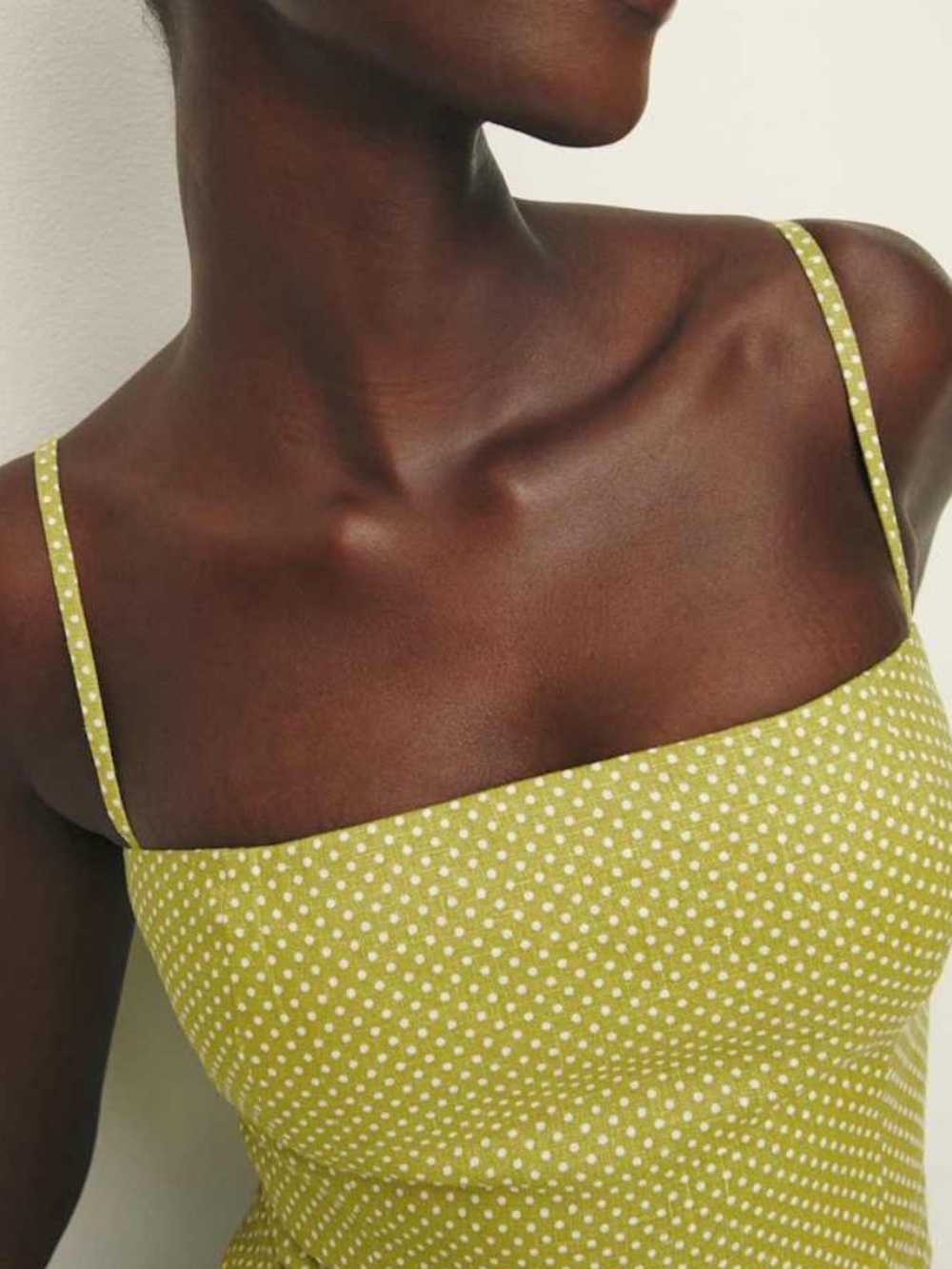 Reformation Overland Linen Polka Dot Top - Picture 2 of 9